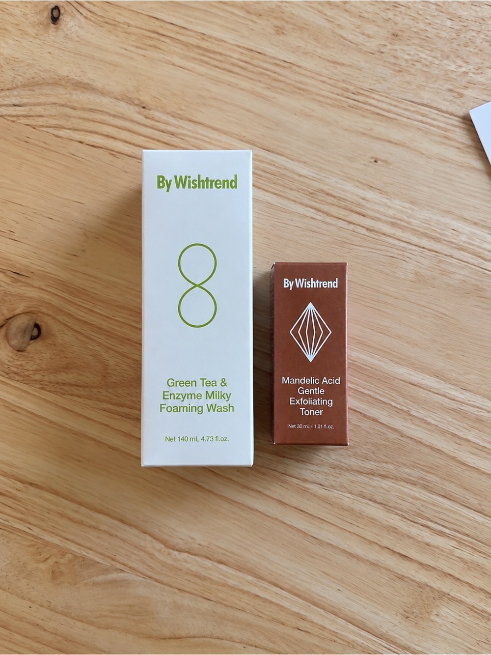 By Wishtrend Korean skincare duo
